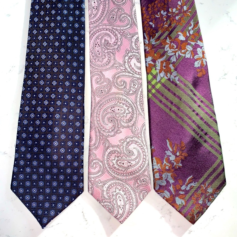 Designer silk ties bundle